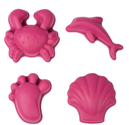 SCRUNCH Zandvormpjes - Rood - Opvouwbaar - Recycleerbaar