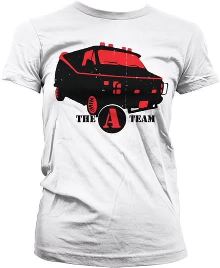 Hybris Dames T-shirt 'The A Team' van Girly SH-5-15443-H21-8