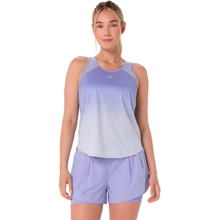 ASICS Road Fade Hardloopshirt Dames-blauw