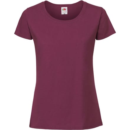 Fruit of the Loom Dames/Dames Iconic 190 T-Shirt (Bourgondië)
