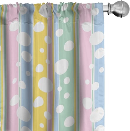 ABAKUHAUS Abstrakt – Voorhangen – 2x75x175 cm – Mikrofaser – Multicolor