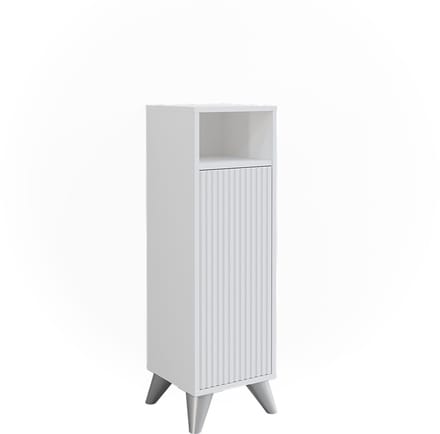 Vicco Leano Halfhoge kast – 30 x 97 cm met deur Wit