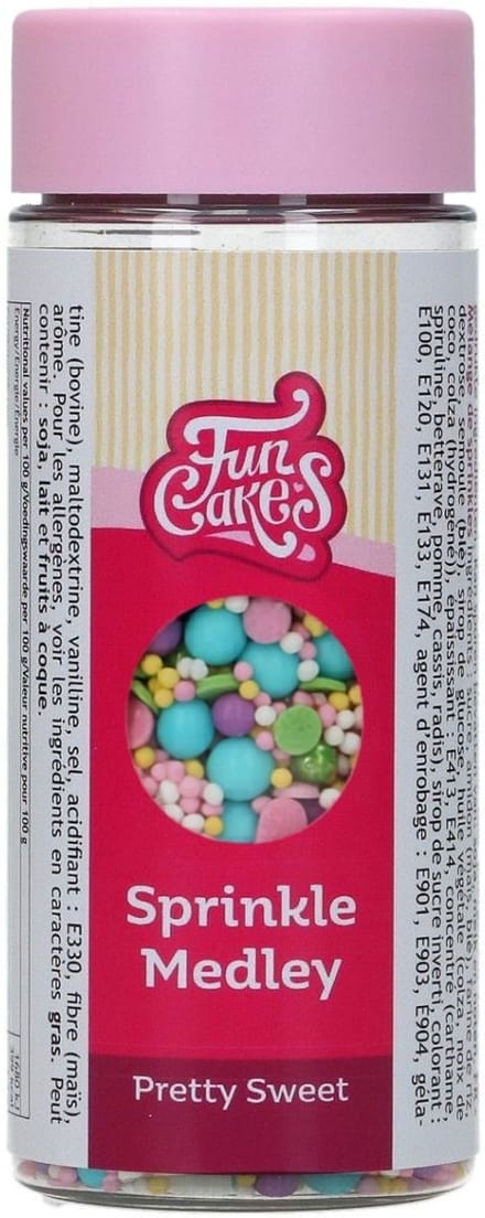 FunCakes Sprinkle Medley - Pretty Sweet - 65g - Eetbare Taartdecoratie