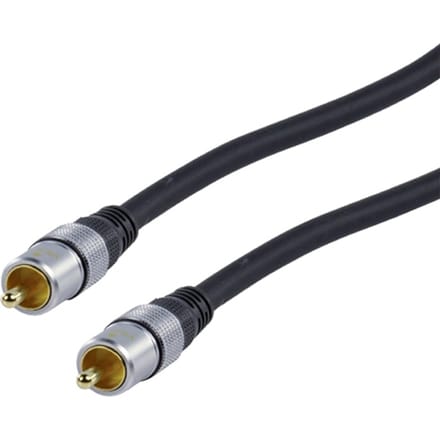 HQ digitale audiokabel 1 5 meter - donkergrijs