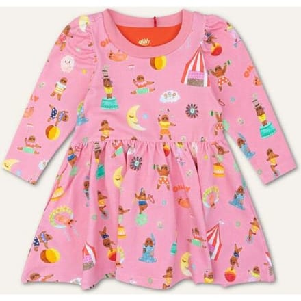 Oilily Drum Jurk- maat98/3T Carmine