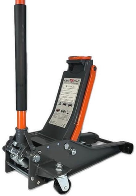 4T Extra Flakke Trolley Jack 3000 kg - Hydraulische Dubbel Piston