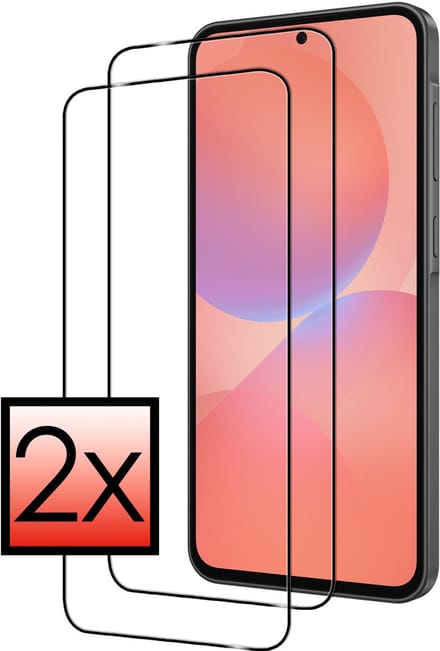 Screenprotector - 2 Stuks - Geschikt voor Samsung Galaxy A36 - Full Cover - Beschermglas - Gehard Glas - Tempered Glass - Screen Protector