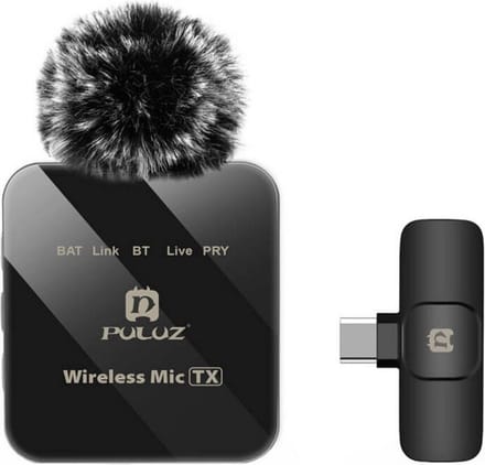 Puluz Wireless Lavalier Microphone PU648B (USB-C)