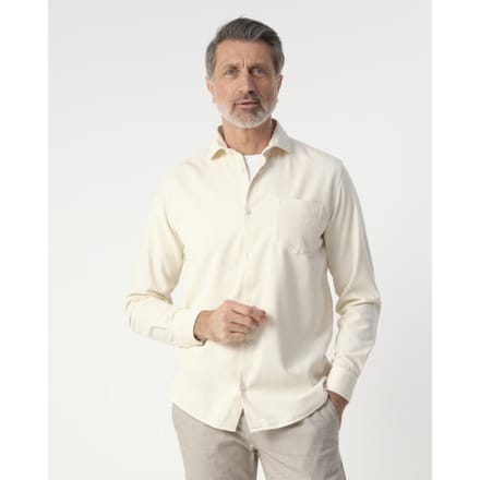 Campbell Casual Overhemd Wit Heren