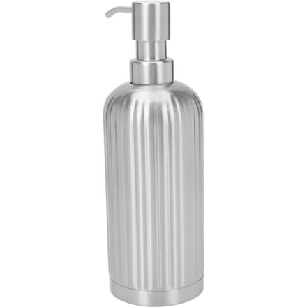 Bouteille de Lotion Acier Inoxydable Grande Capacité Multi-Usage Bouteille à Pompe Distributeur de Savon pour Cuisine white