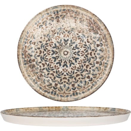 Rinart Dinerbord - Aztec - Porselein - 28 cm - set van 6