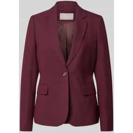 Regular fit blazer van viscosemix