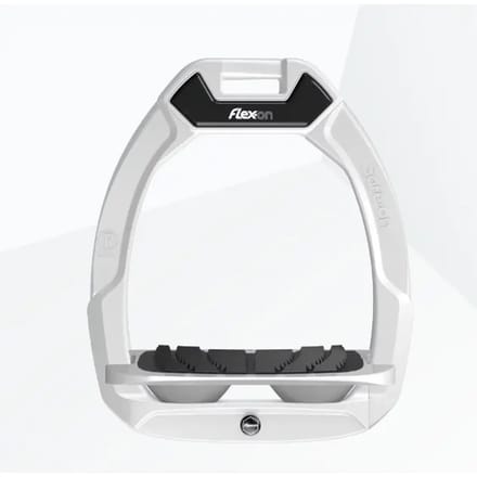Veiligheids stijgbeugels Ruitersport Hellend Grip Wit/Grijs/Grijs Flex-On Safe-On