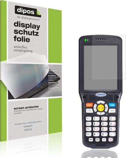 dipos – 4x Matte Beschermfolie geschikt voor Unitech HT510 | Krasbestendige & antireflecterende Screenprotector Ultra-Thin