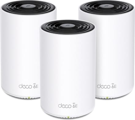 TP-Link Deco XE75 - Mesh WiFi - WiFi Versterker - Wifi 6E - 5400 Mbps - 3-Pack