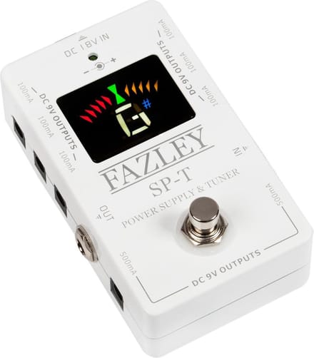 Fazley SP-T chromatische stagetuner + effectvoeding