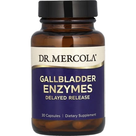 Dr. Mercola - Gallbladder Enzymes - Protease - Amylase - Lipase - 30 capsules