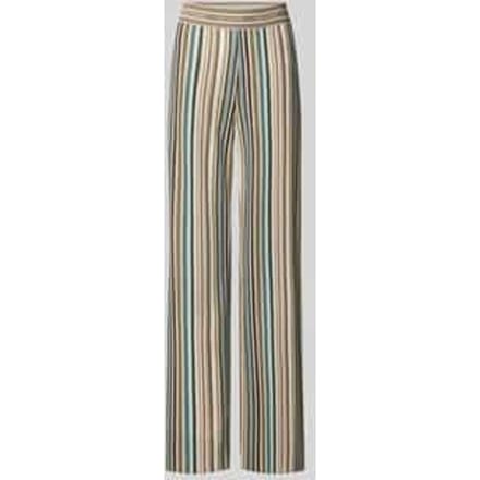 Straight fit stoffen broek met viscosegehalte model 'Allison'