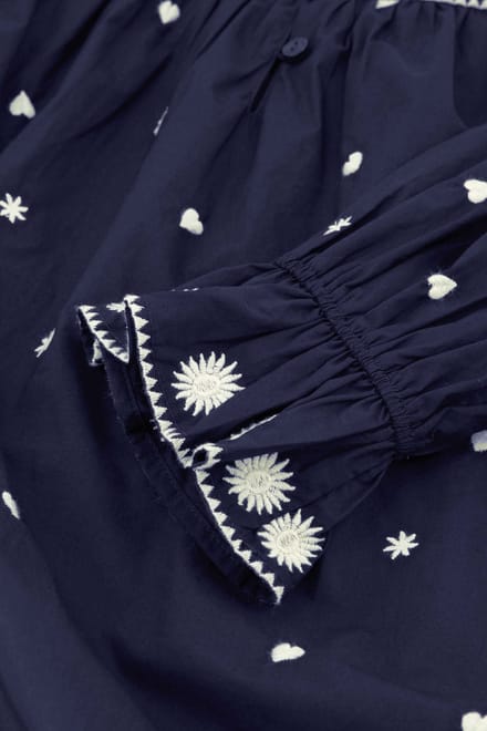 Fabienne Chapot Maisy Top After Midnight Blue Maat: 38 | Longsleeves Outlet | Dames | Blauw