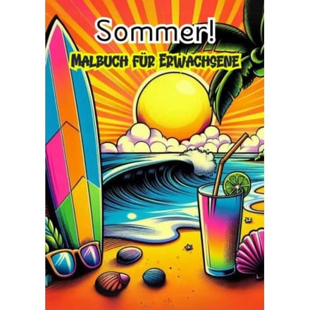 Malbuch Fùr Erwachsene - Sommer! - Malbücher Für Erwachsene