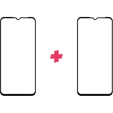 DuoPack: Xiaomi Redmi 9C screenprotector gehard glas Edge to Edge