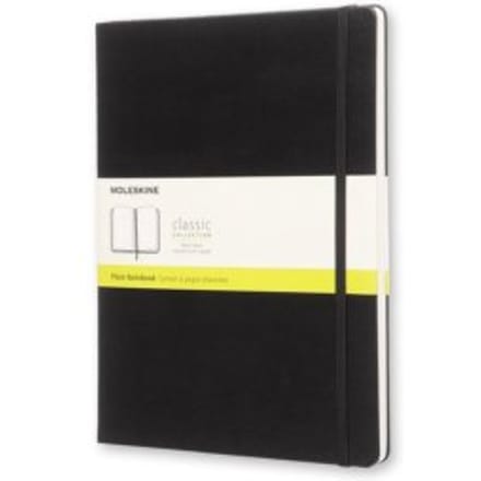 Moleskine Classic Notitieboek - Extra Large - Hardcover - Blanco - Zwart