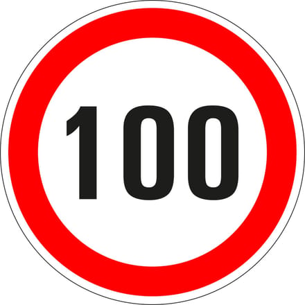 100 sticker - zelfklevende folie 400 mm