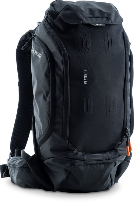 CUBE Rugzak Vertex 16 - Rugtas - Protectorband, helmdrager, goggle-compartiment en regenhoes - Polyester - 16 Liter - Zwart