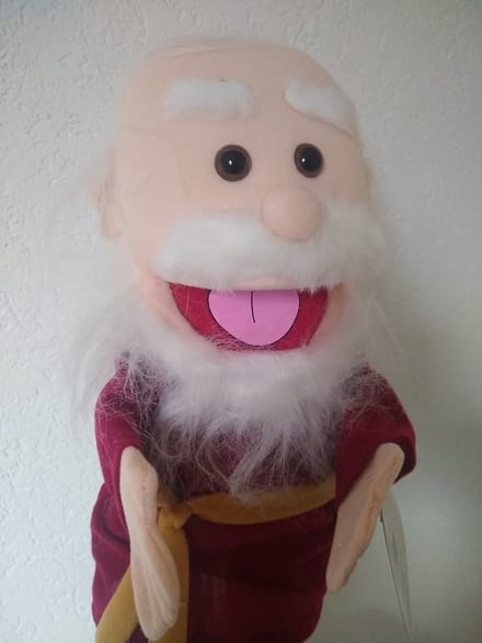 Bijbelse handpop Noach - Sillypuppets 14''