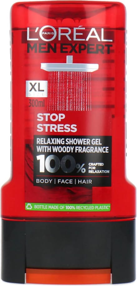 L'Oréal Body-Face-Hair Wash XL - 300 ml - Stop Stress