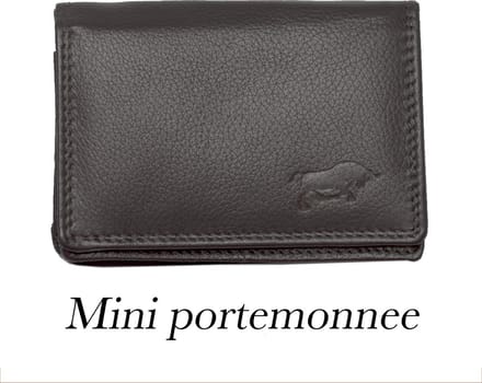 Dames Portemonnee Mini Donkerbruin Leer - Dames Portemonnee Donkerbruin Extra Klein