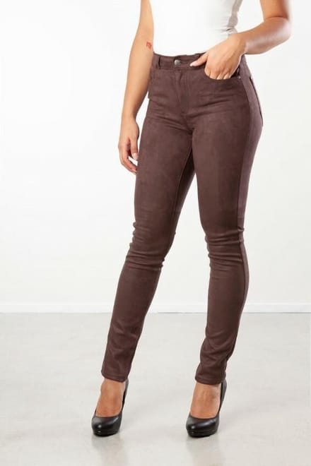 New Star dames broek Jurra bruin suede - maat 33