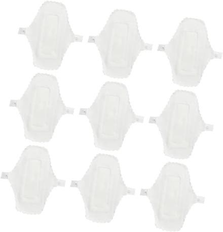 Herbruikbare Maandverbanden - Wasbare Pads - Dagelijkse Bescherming - Waterdicht Katoen - 9 Stuks - Wit