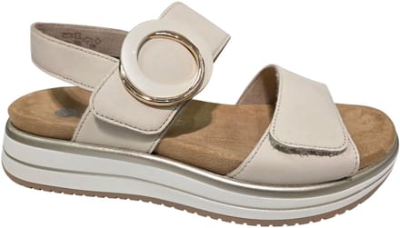 Remonte D1J63-60 Sandalen Beige Leer Dames - Beige - 42