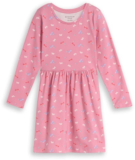 Tom Tailor - Minijurk met patroon - Maat 92/98 - pink mini butterfly design