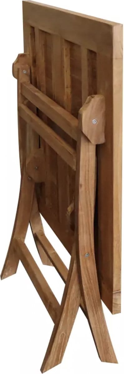 Tuintafel Milton teak vierkant - 80x80x76 cm
