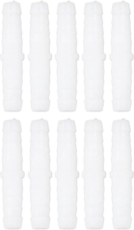 Plastic Slangverbinder 10 Stuks Recht Barbed Splicer Mender Aansluiting Adapter voor 9-9mm Slangen