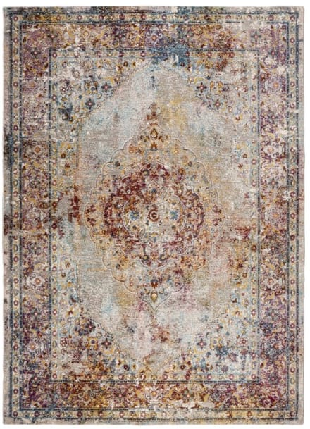 Picasso Keshan – Vintage – Laagpolig Vloerkleed – Multi / Beige – 80x150 cm