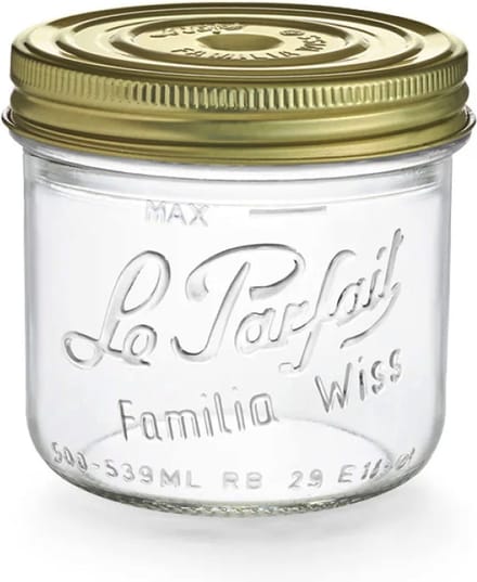 Le Parfait Weckpot Ø 100 mm 500 ml - 1 stuks - inmaakpot
