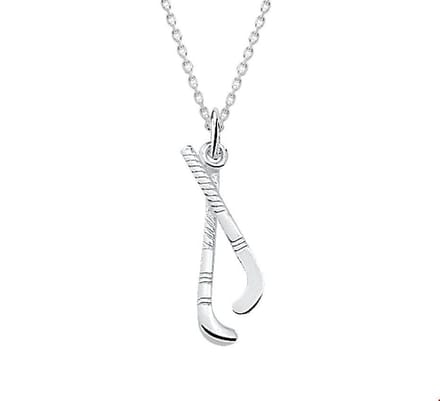 Zilveren Collier hanger hockey 1 1020357