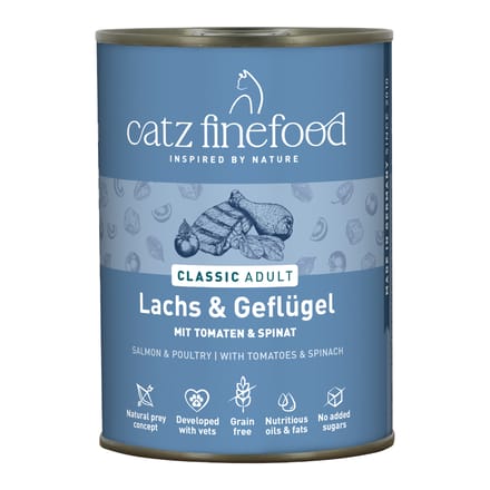 6x400g Haring/Krab Catz Finefood Kattenvoer