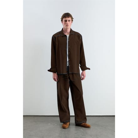 Gestructureerde Knop-Up Lange Mouwen Shirt