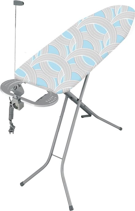 Verstelbare Strijkplank met Mouwstrijkplank en Kabelantenne - 145 x 59-95 cm