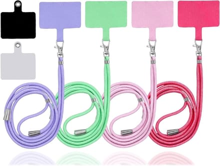 Solidchoice - Universele Nylon Telefoon Lanyards met Vervang Patches