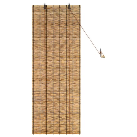 vidaXL - Rolgordijn - Bruin - 60 - x - 160 - cm - Riet