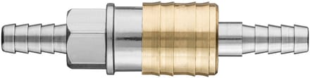 NEO Serie - Snelkoppeling voor Compressor - 8 mm - Roestvrij Staal en Messing