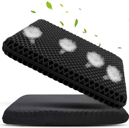 Gelkussen voor Zitontlasting - Zitkussen - Ergonomisch Kussen voor Stoel