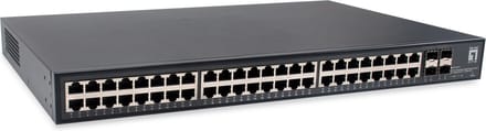 LevelOne GTU-5211 netwerk-switch Unmanaged Gigabit Ethernet (10/100/1000) Zwart