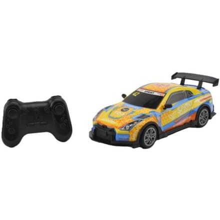 RC lighting racing car 27 cm, geel RC Auto's