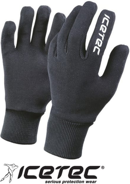 Icetec | Snijvaste Schaatshandschoenen - Zwart - L